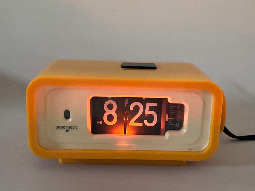 昭和レトロ SEIKO パタパタ時計 稼働品