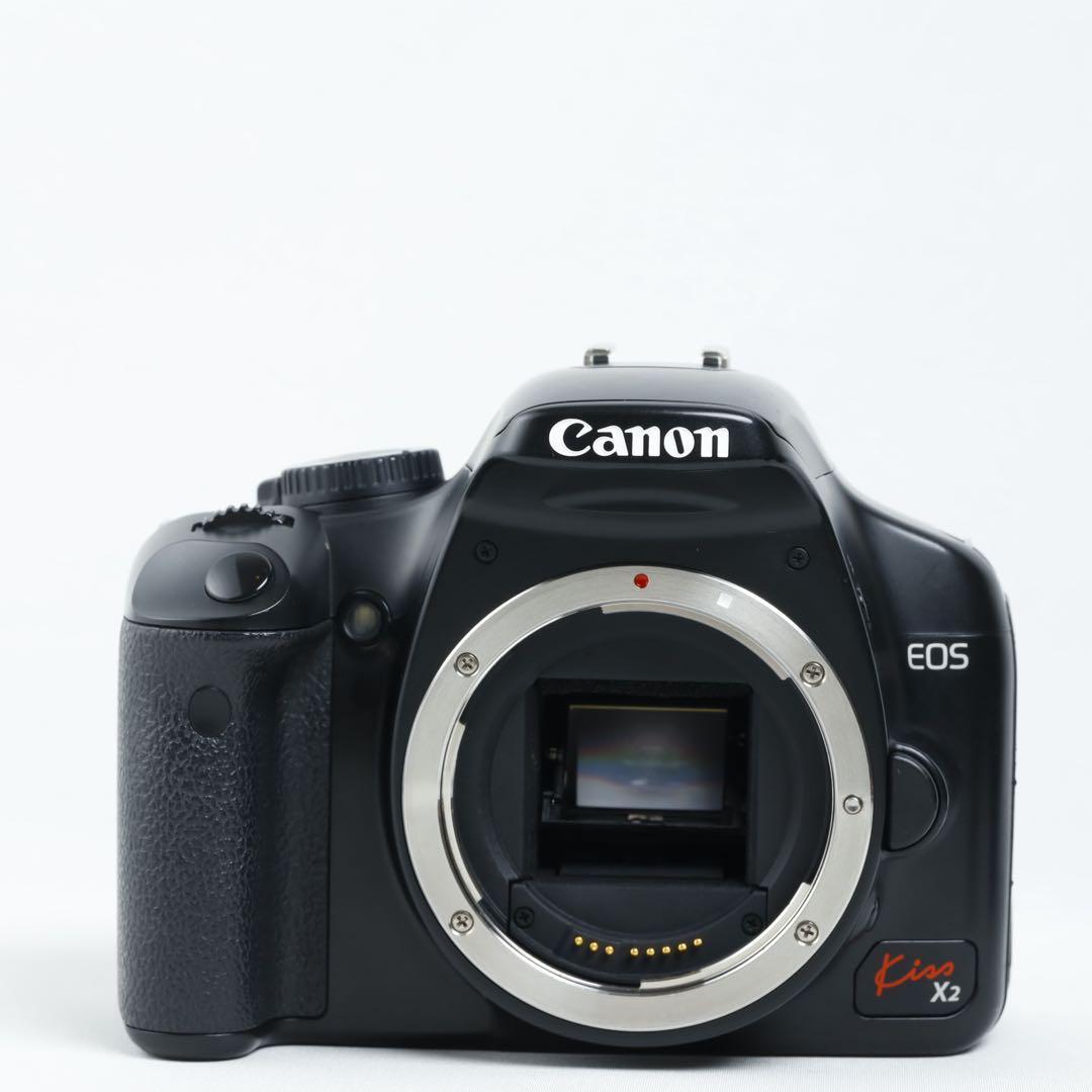 014★初心者★デジタル一眼レフ★Canon★ダブルレンズ★kissx2