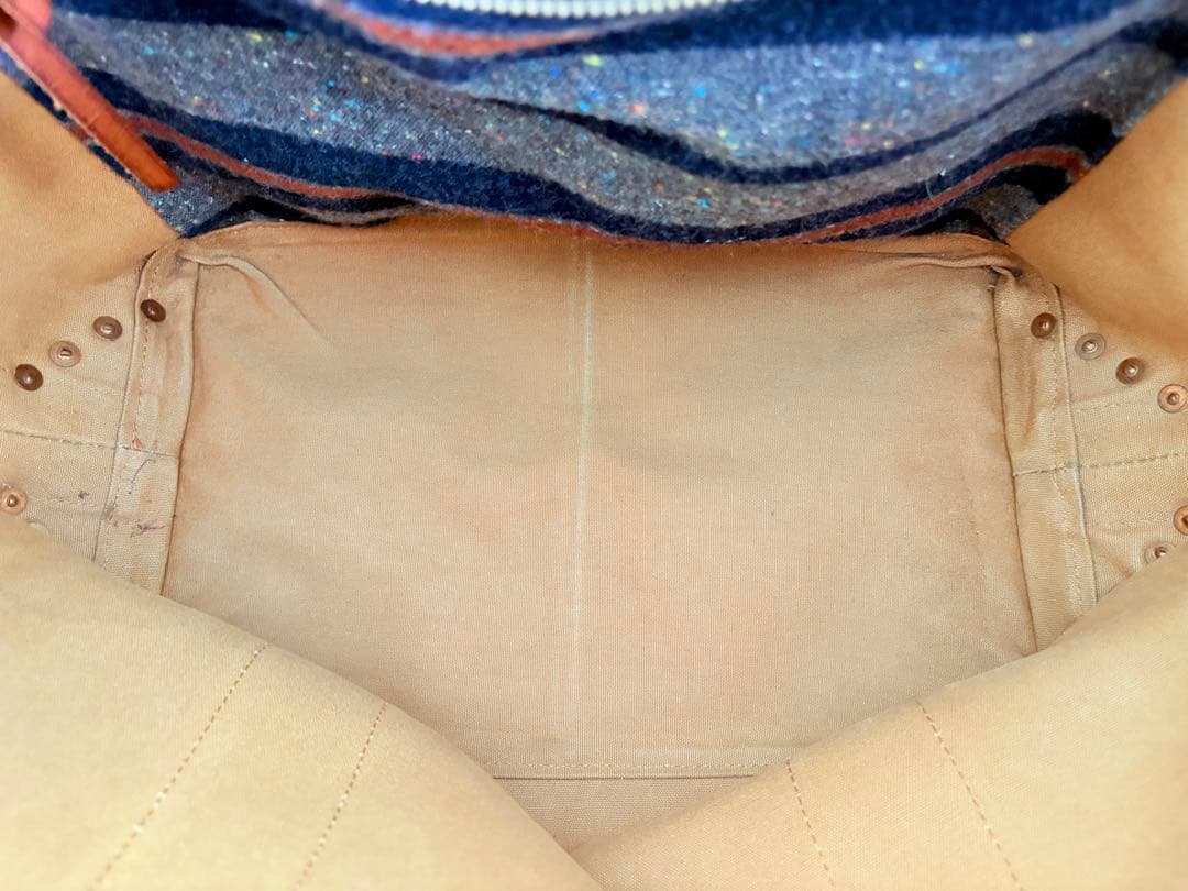 トッシー 希少 美品 RRL デニム レザー トート バッグ