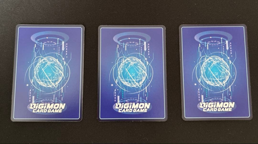 デジモンカード　御島エリカ　パラレル　3枚セット