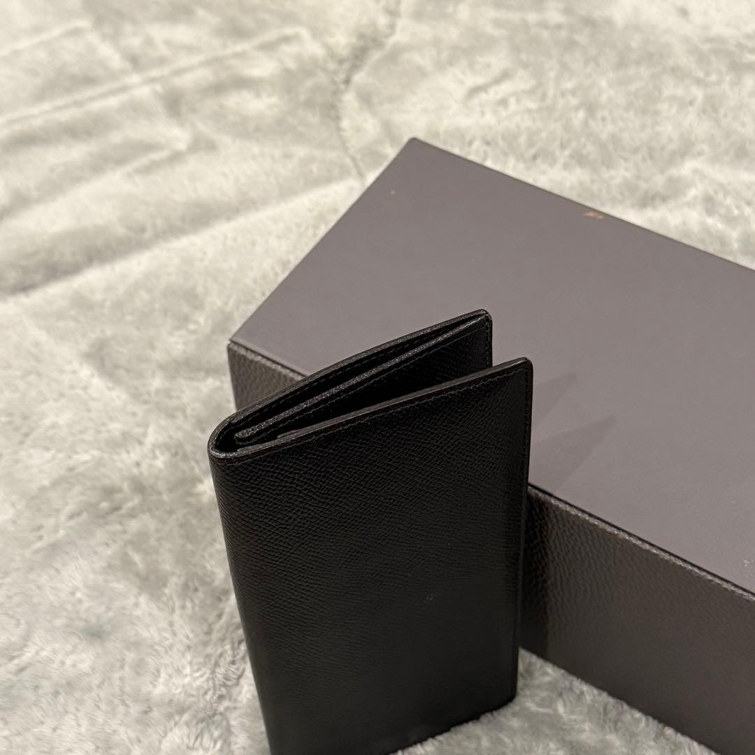 ⭐️極美品⭐️　カミーユフォルネ　長財布　旧ロゴ　二つ折り財布　レザー　黒