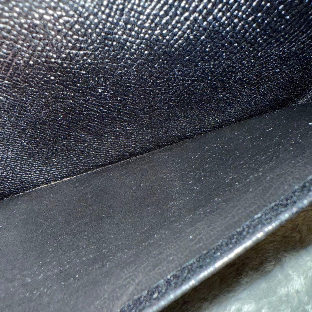 ⭐️極美品⭐️　カミーユフォルネ　長財布　旧ロゴ　二つ折り財布　レザー　黒