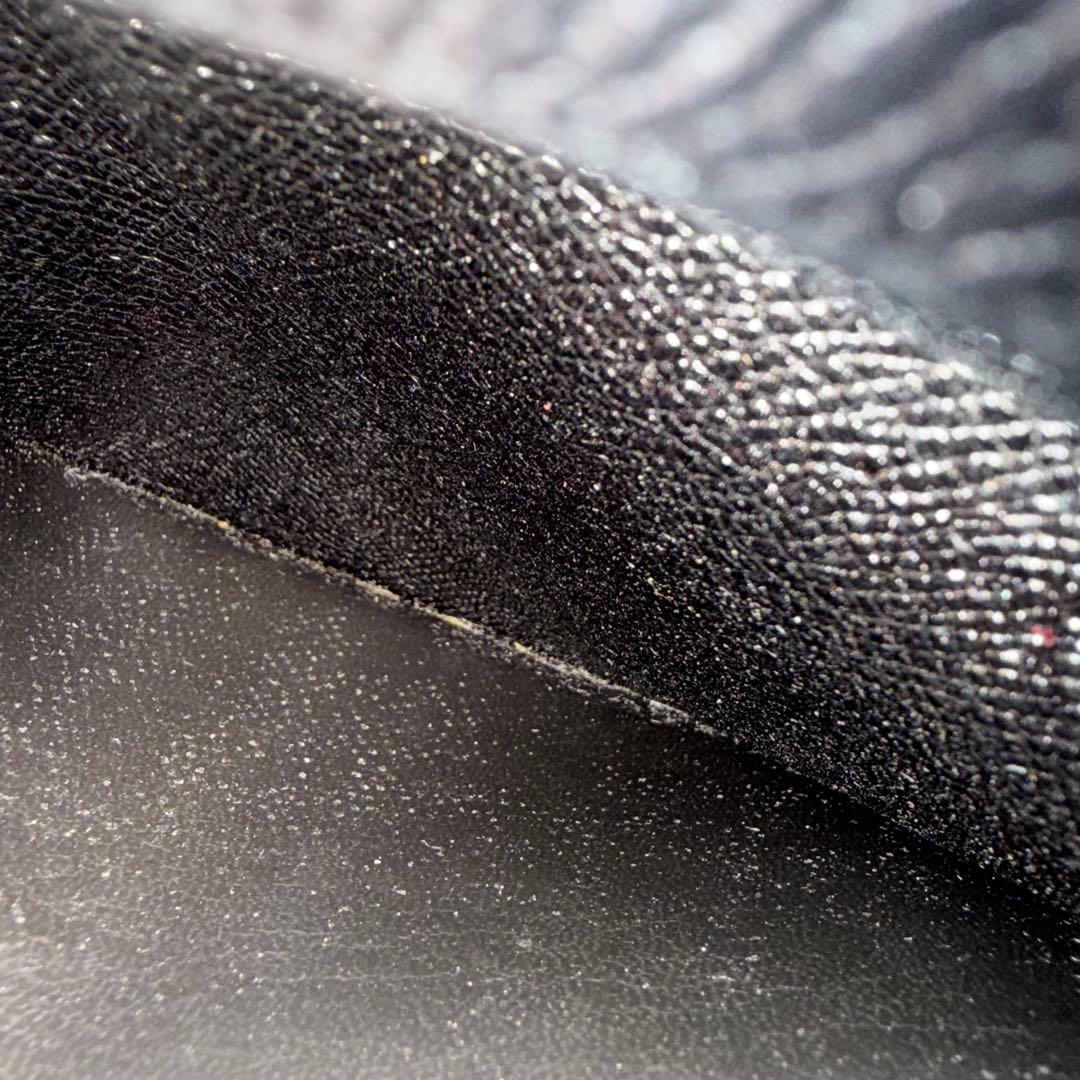 ⭐️極美品⭐️　カミーユフォルネ　長財布　旧ロゴ　二つ折り財布　レザー　黒