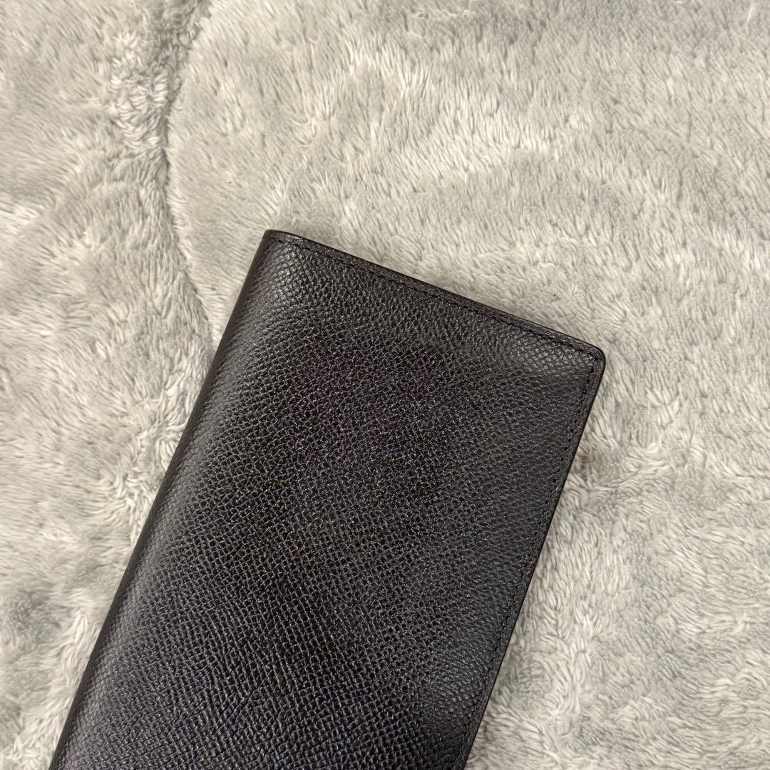 ⭐️極美品⭐️　カミーユフォルネ　長財布　旧ロゴ　二つ折り財布　レザー　黒