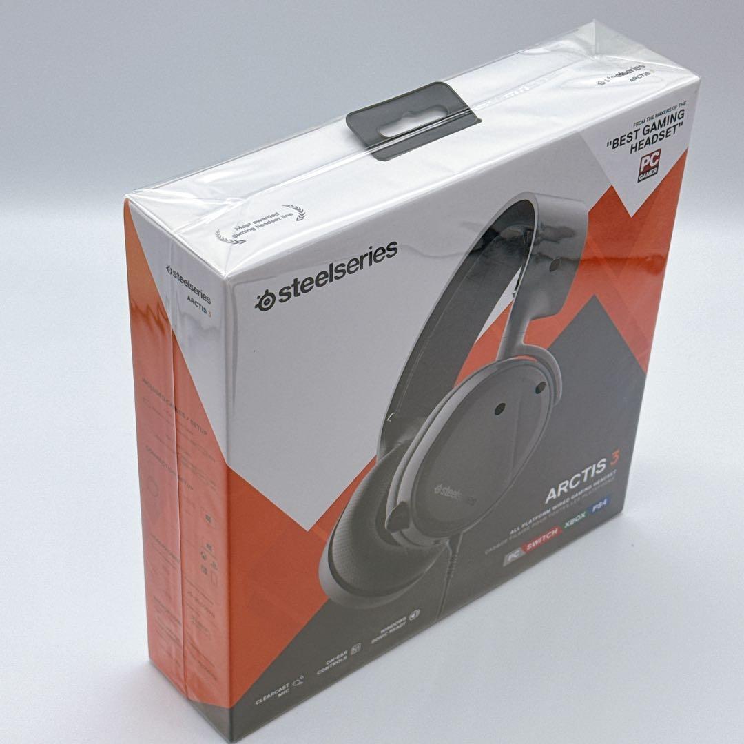 【新品】SteelSeries Arctis 3 61503 ブラック