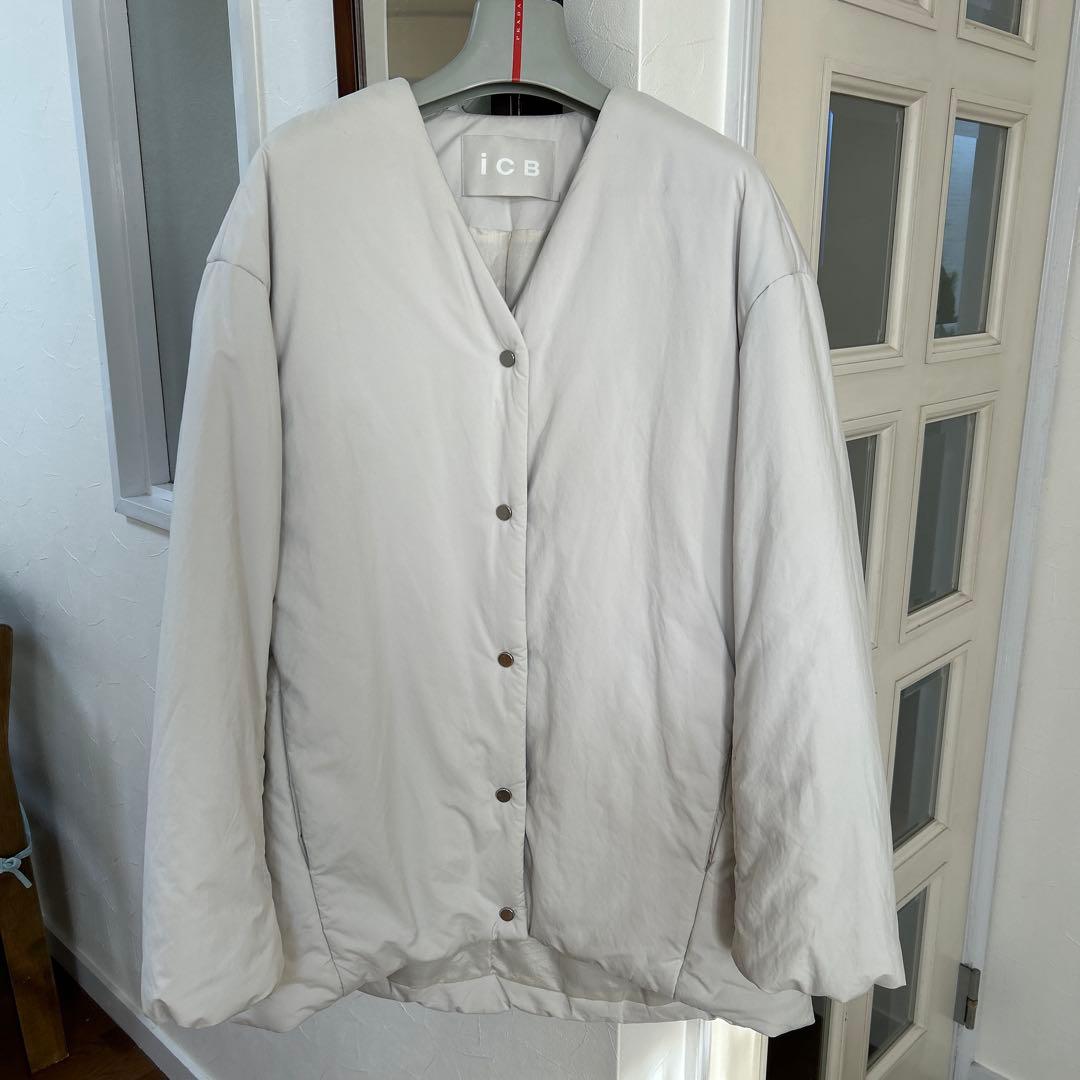 最終価格です！iCB ホワイト ジャケット マフラー付き！