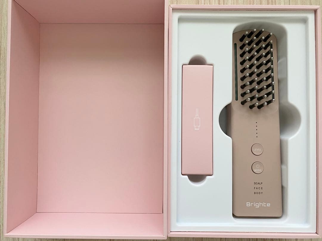 Brighte ELEKI BRUSH+ 美顔器 新品 ピンク