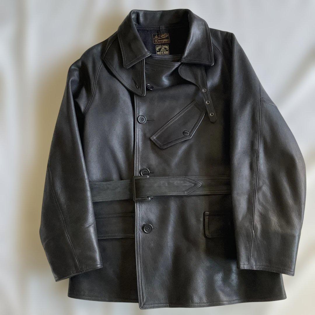 ジャケット・アウター At last & Co TT Leather Coat 40
