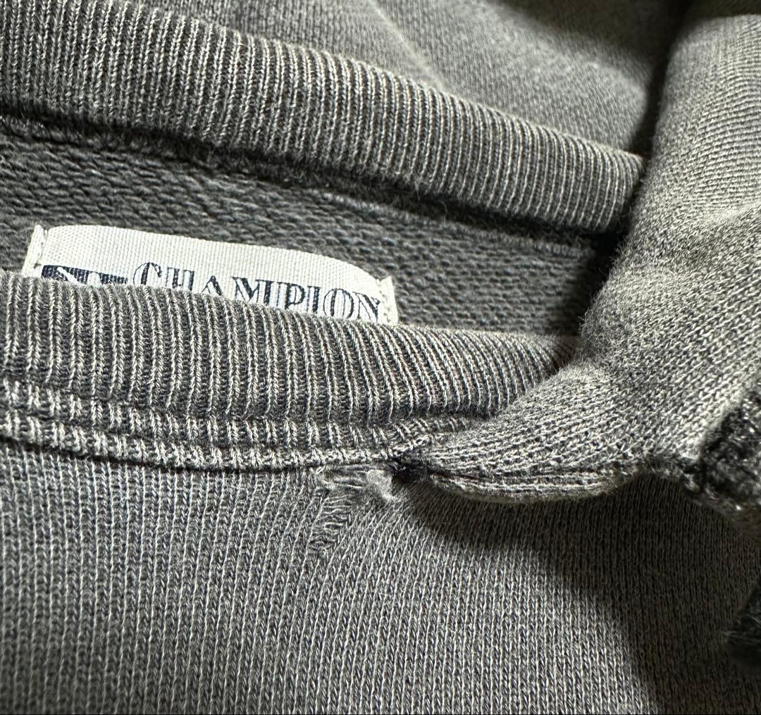 00s old stussy × champion 後付けパーカー