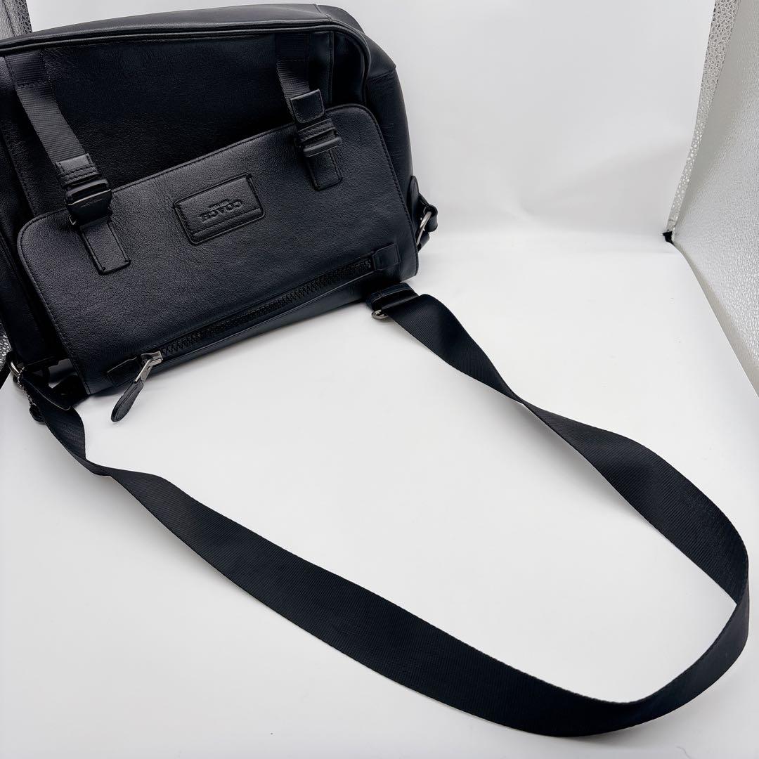 極美品 COACH コーチ レザー 2WAYメッセンジャーバッグ ハンドバッグ