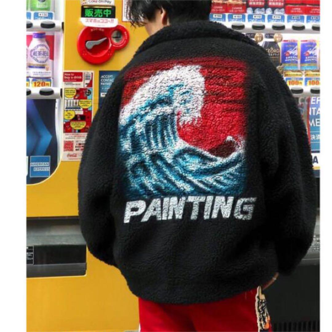 doublet HAND PAINTED RECYCLE ファージャケット