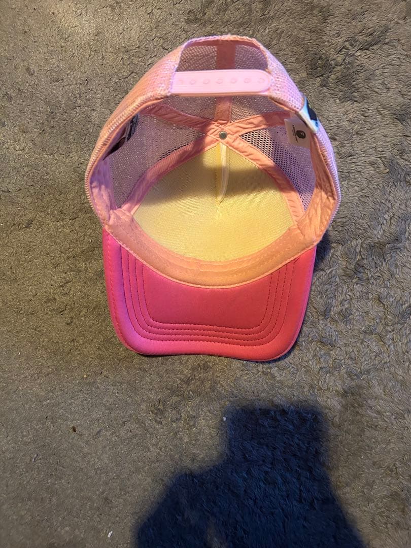 Bape ピンク メッシュキャップ