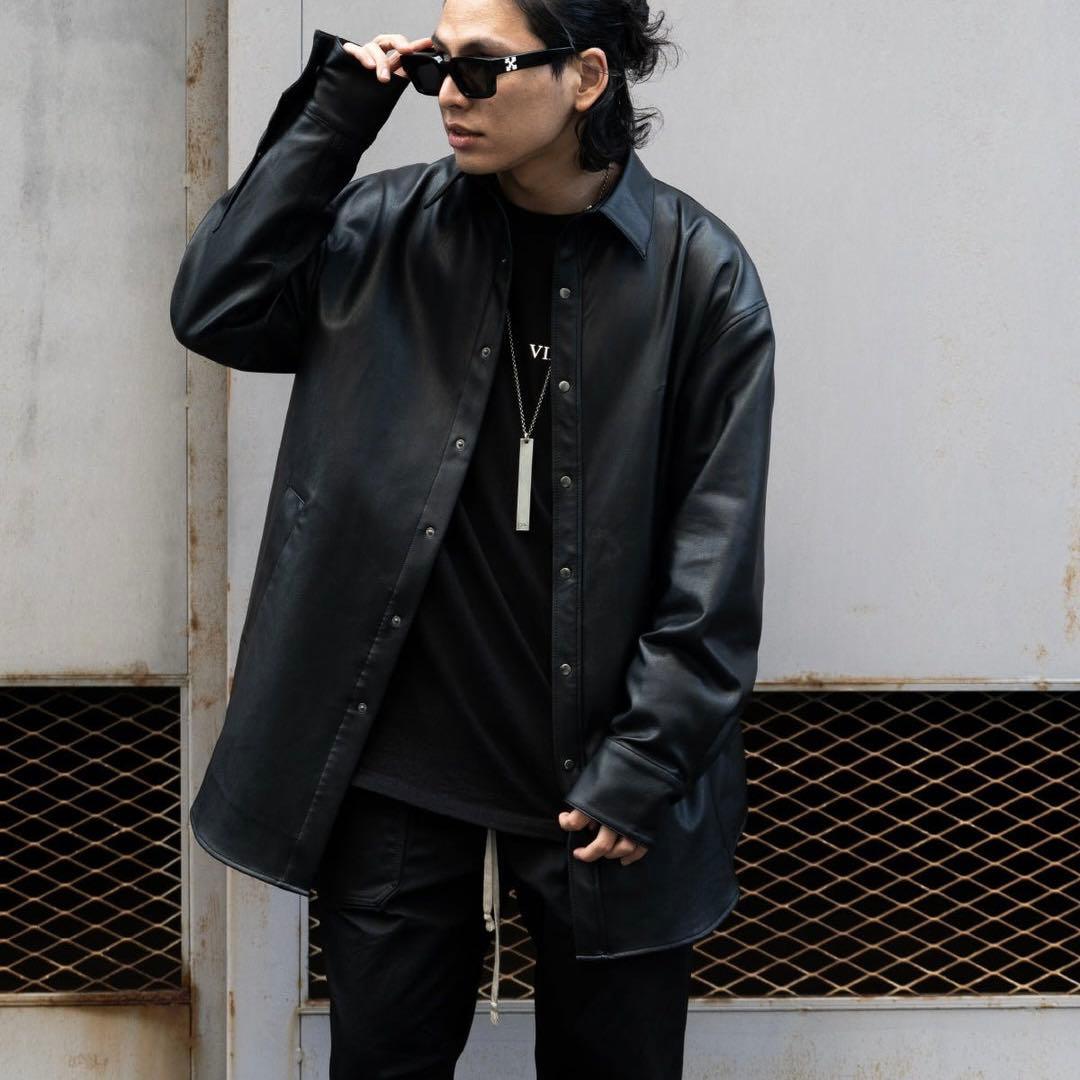美品✨PRY シュウト オーバーサイズシャツジャケット ブラック 1