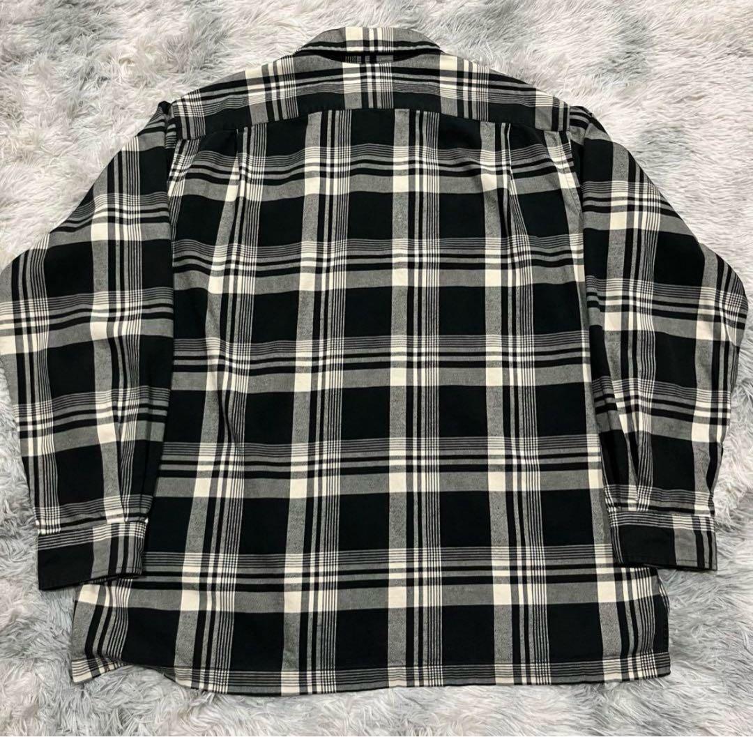 希少 90s ラルフローレン vintagecamp ネルシャツ オープンカラー