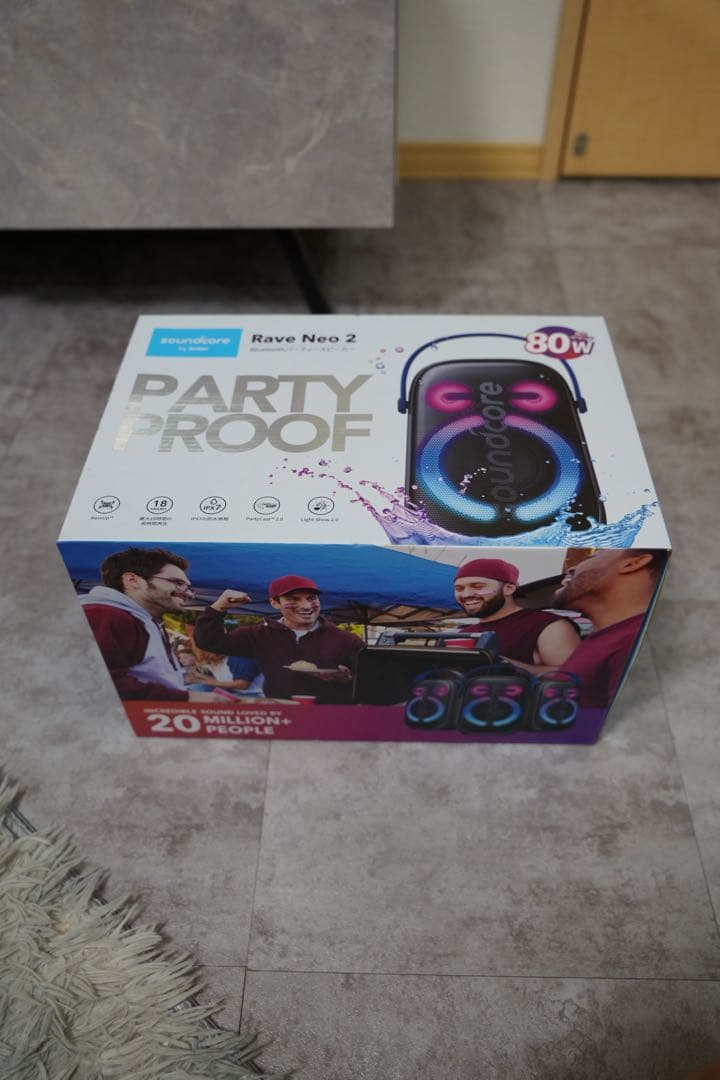 Soundcore Rave Neo 2 ポータブルスピーカー