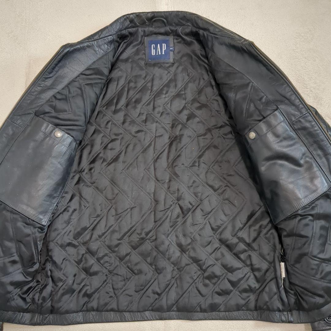 美品 オールドギャップ レザージャケット ブルゾン 牛革 Sサイズ ブラック