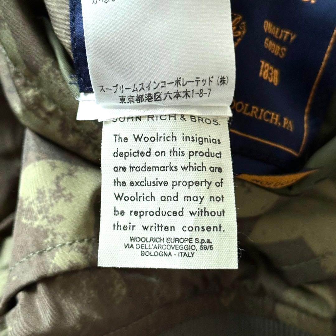 WOOLRICH リバーシブル カモフラージュ ブルゾン スウィングトップ L