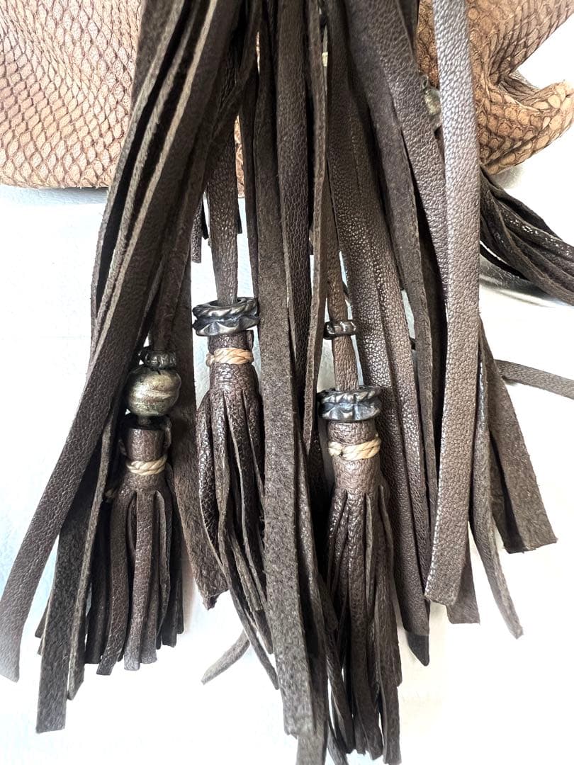 HENRY BEGUELIN パイソン ハンドバッグ トート エンリーベグリン