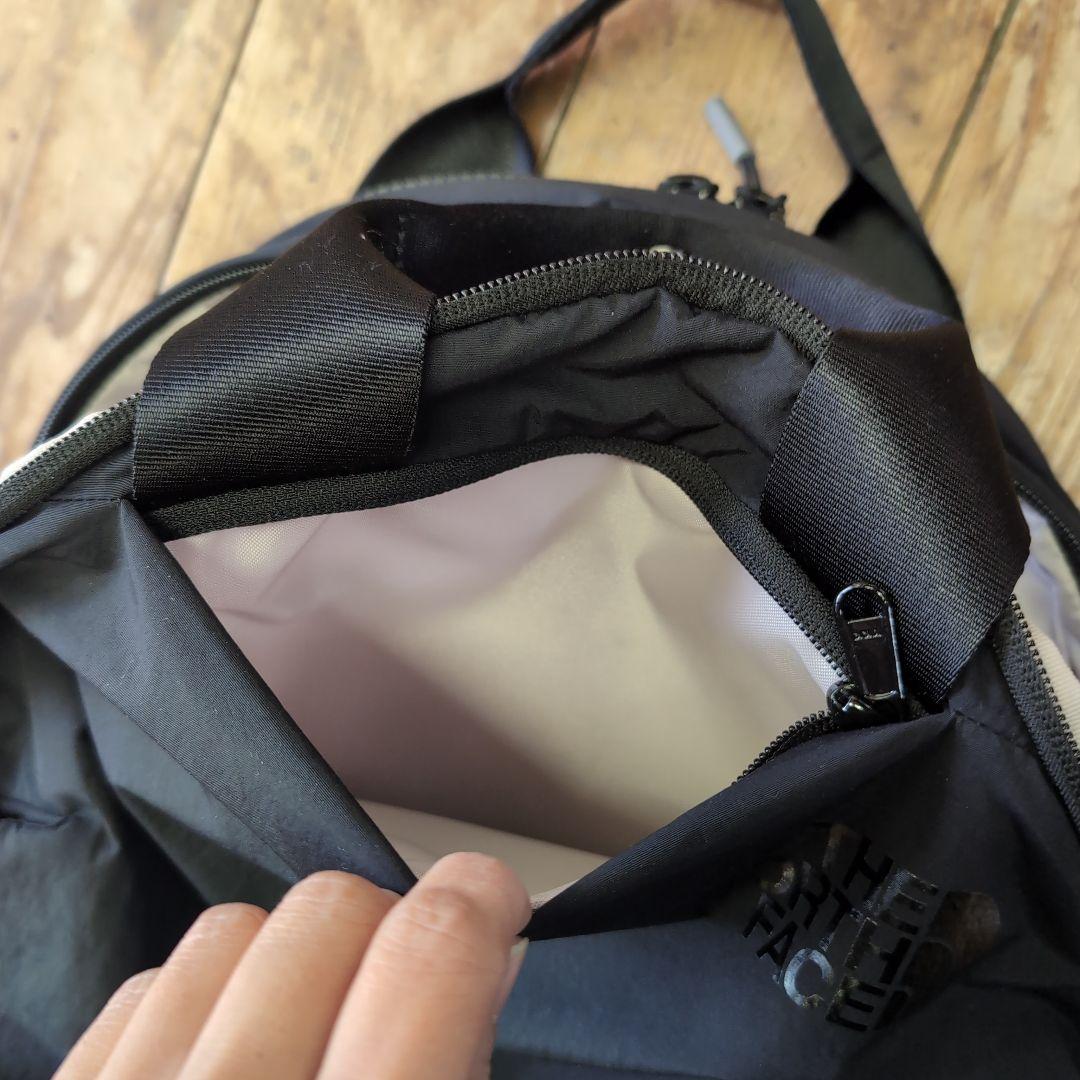 THE NORTH FACE ブラック リュック　ネバーストップデイバッグ