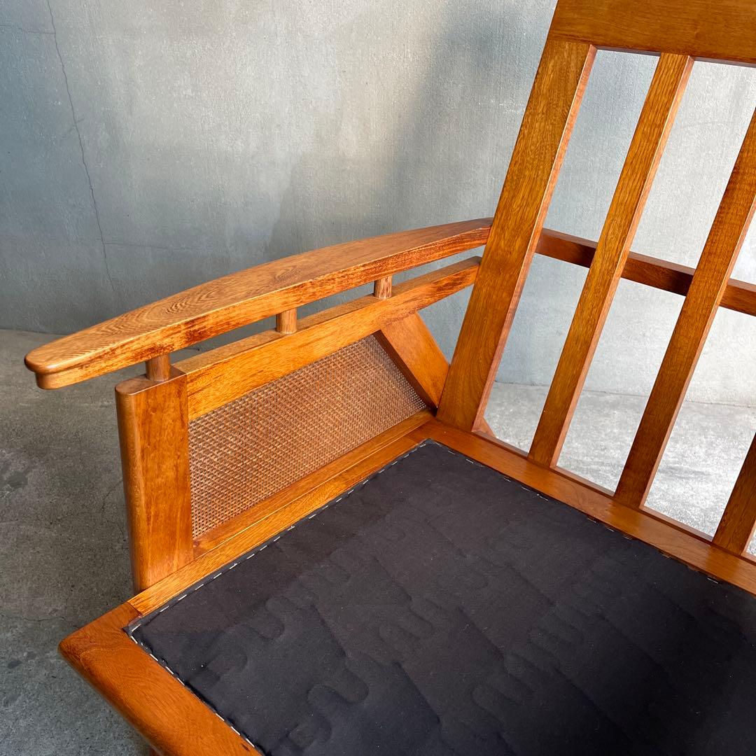 美品　ACME Furniture ウィッカーラウンジチェア