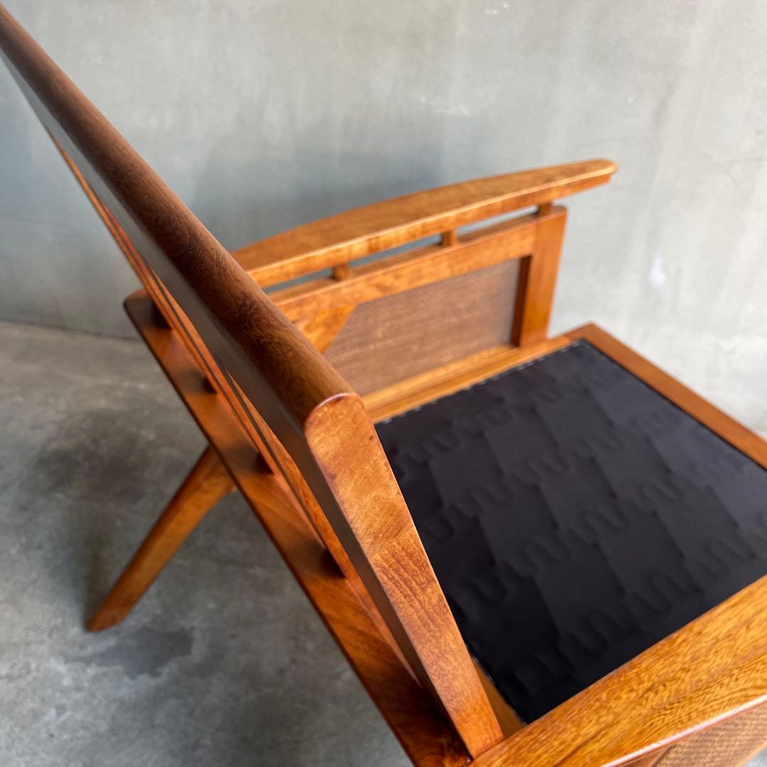 美品　ACME Furniture ウィッカーラウンジチェア