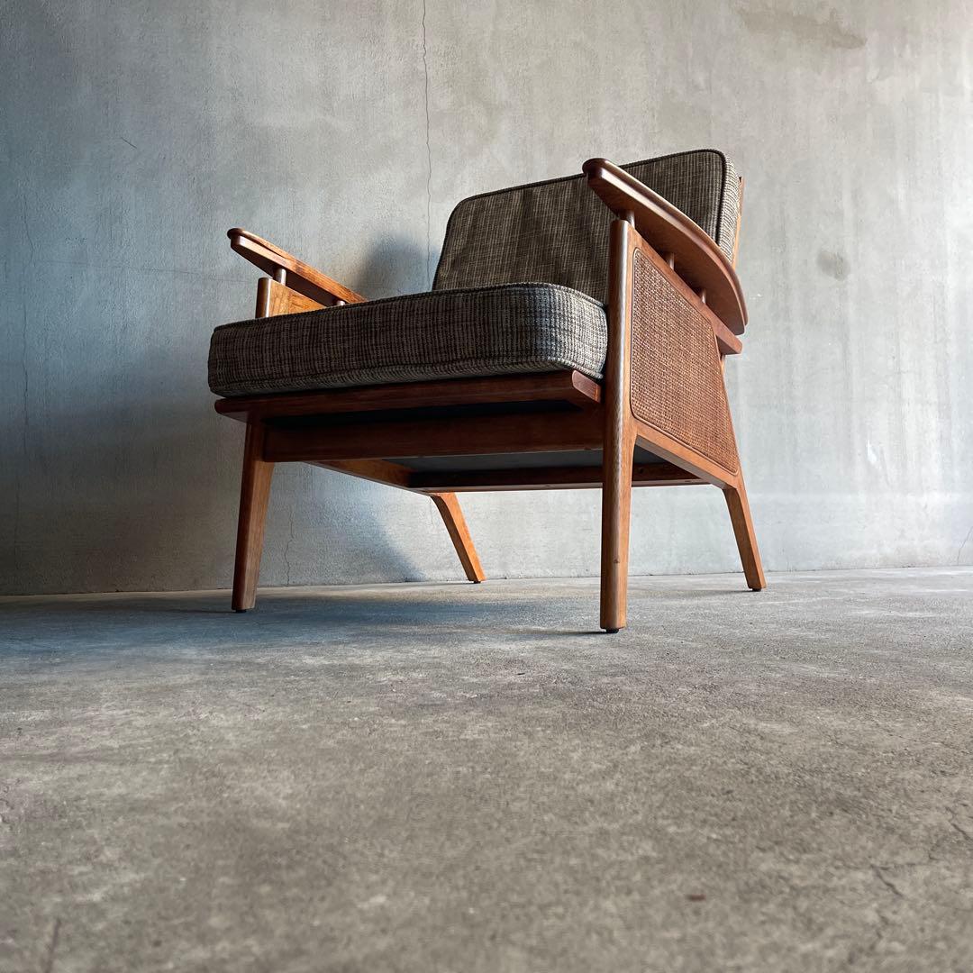 美品　ACME Furniture ウィッカーラウンジチェア