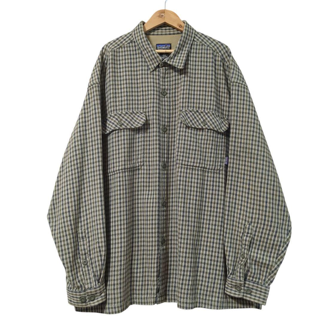 2002年 ポルトガル製 Patagonia ヘビーフランネルシャツ XL