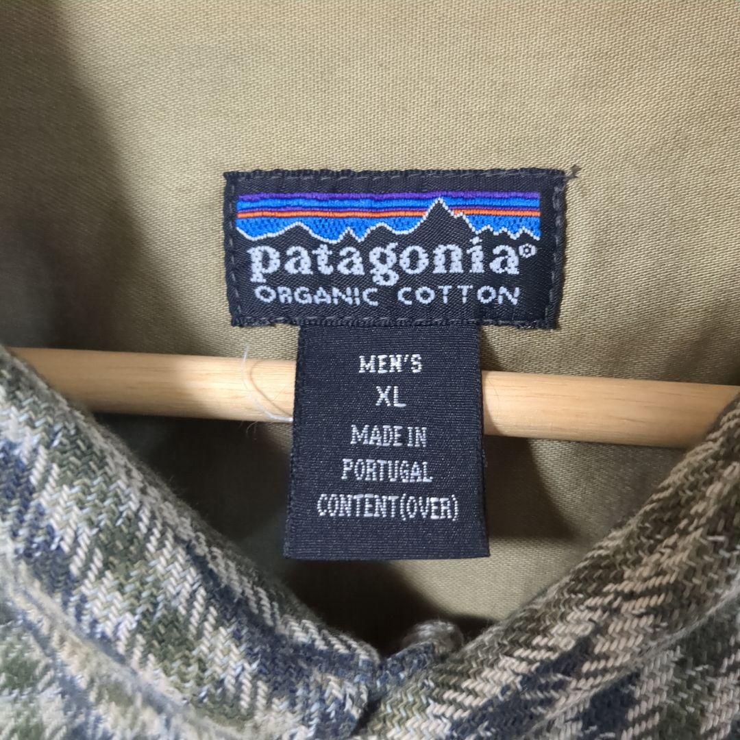 2002年 ポルトガル製 Patagonia ヘビーフランネルシャツ XL