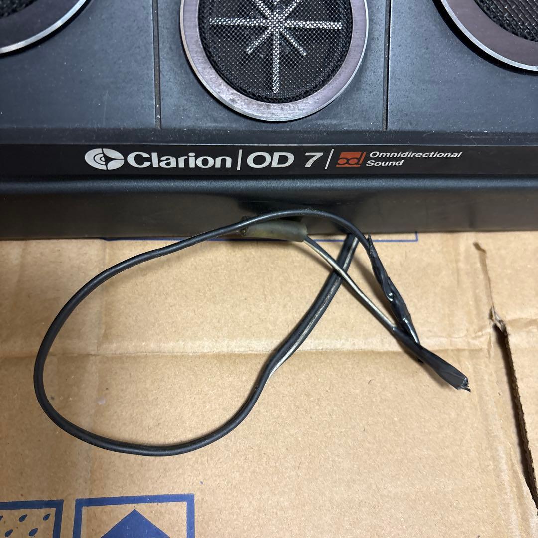 当時物 クラリオンod-7 置き型スピーカー 旧車
