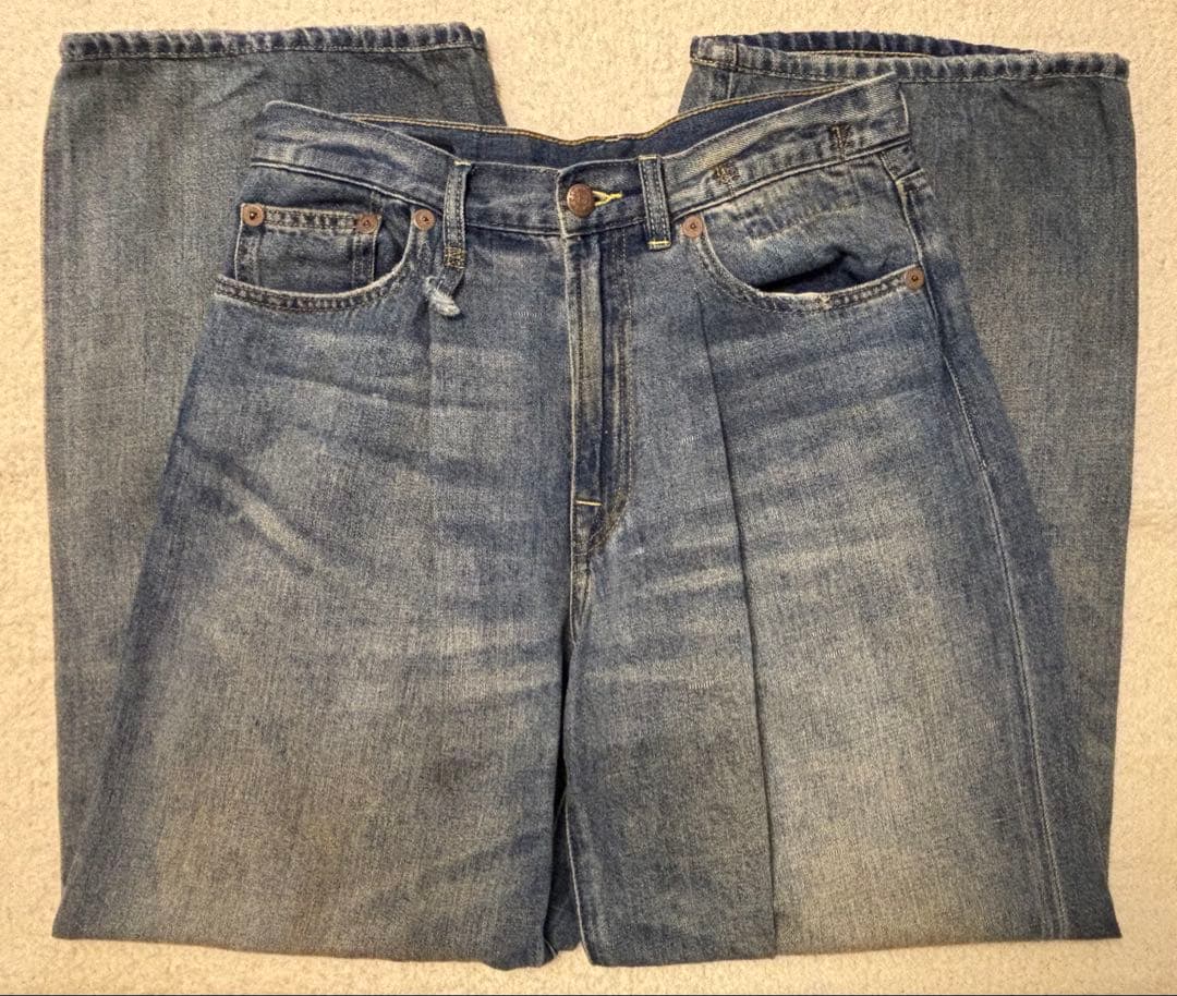 アパルトモン R13 DAMON PLEATED WIDE LEG DENIM