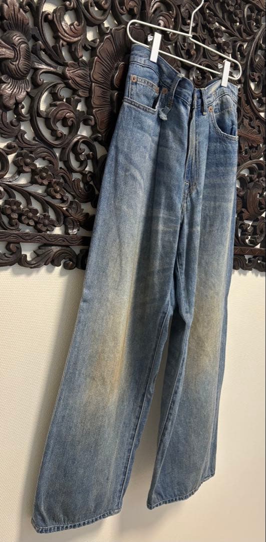 アパルトモン R13 DAMON PLEATED WIDE LEG DENIM