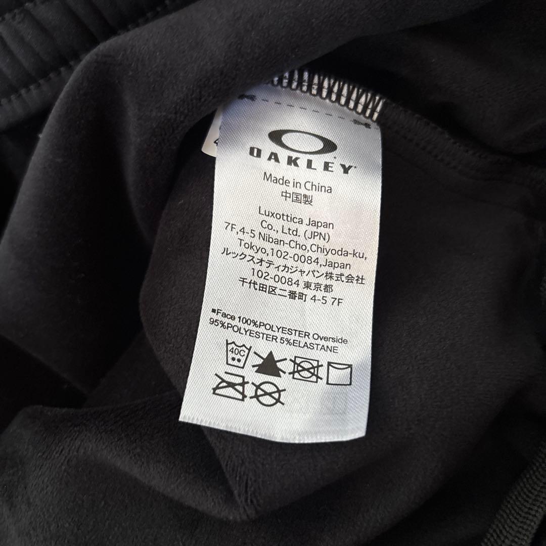 Oakley フリースジャージ上下2点セット☆生地厚め☆黒美品