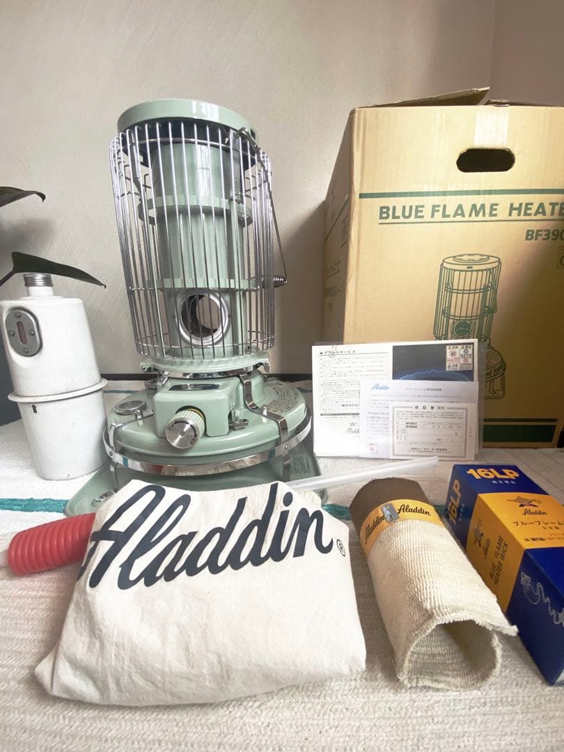 ALADDIN BF3907(G) 芯＋灯油入れセット