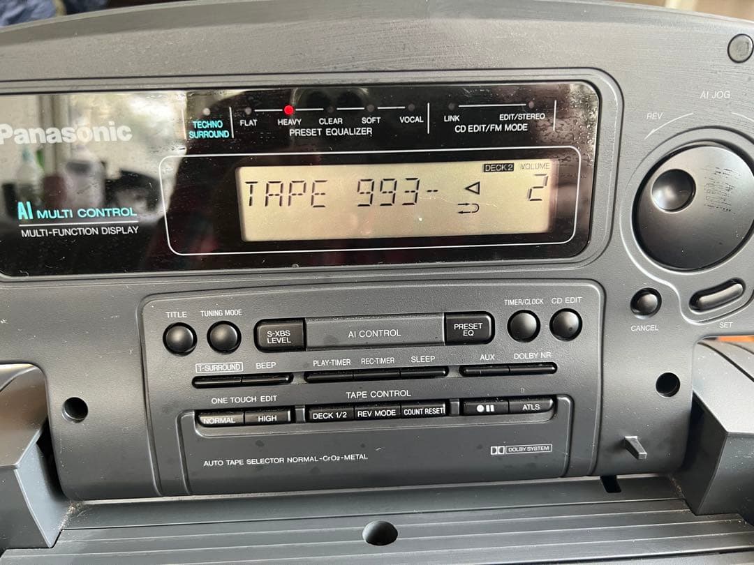 パナソニックPanasonic コブラトップ RX-DT707 ラジカセ CD