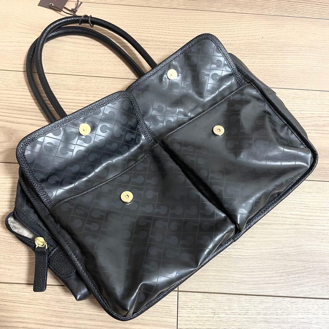 未使用タグ付/ゲラルディーニ　ミニボストン　ハンドバッグ　ソフティ　現行　黒