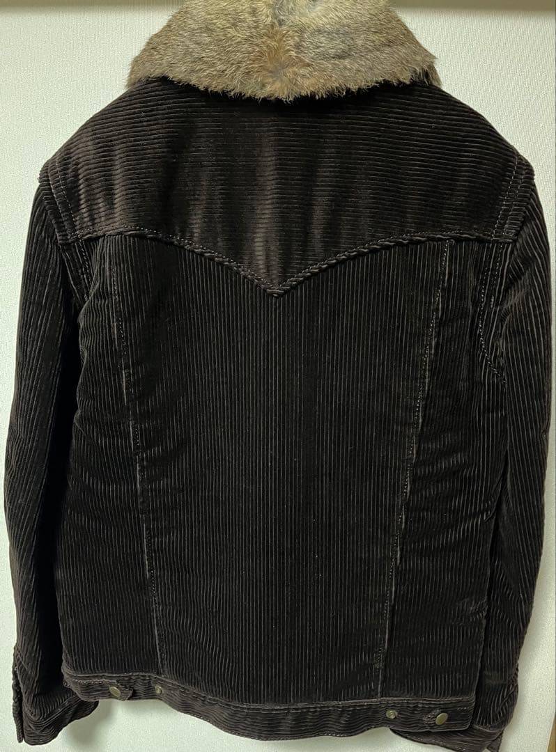 ナンバーナインジョージ期　ラビットファーコーデュロイジャケット　サイズ3