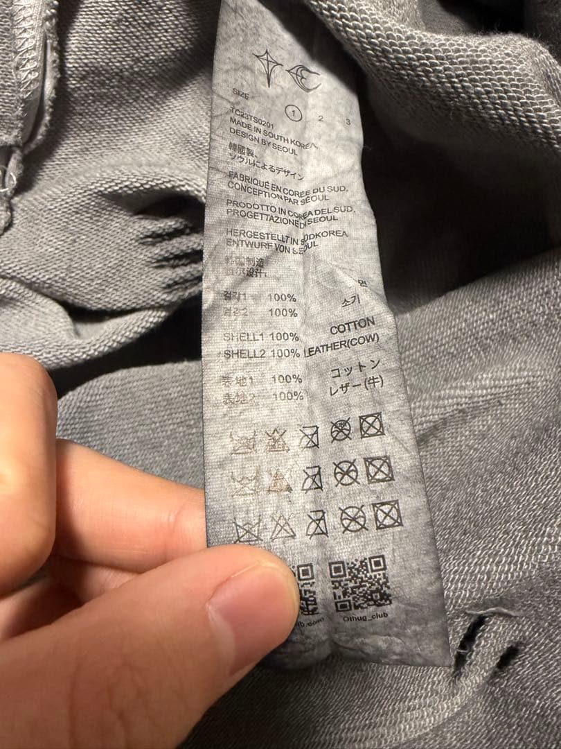 thug club パーカー　サグクラブ　1