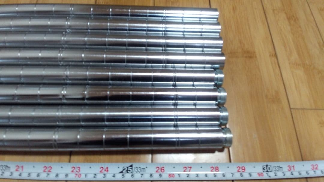 メタルラック 177×90×46 4枚➕ハーフ板 サイドバー　キャスター送料込