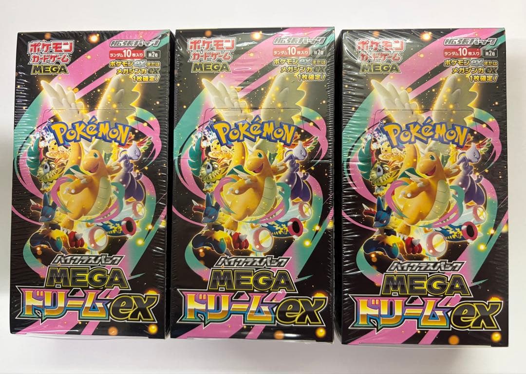 た*ろ様 ポケカ MEGAドリームex ３BOX シュリンク付き