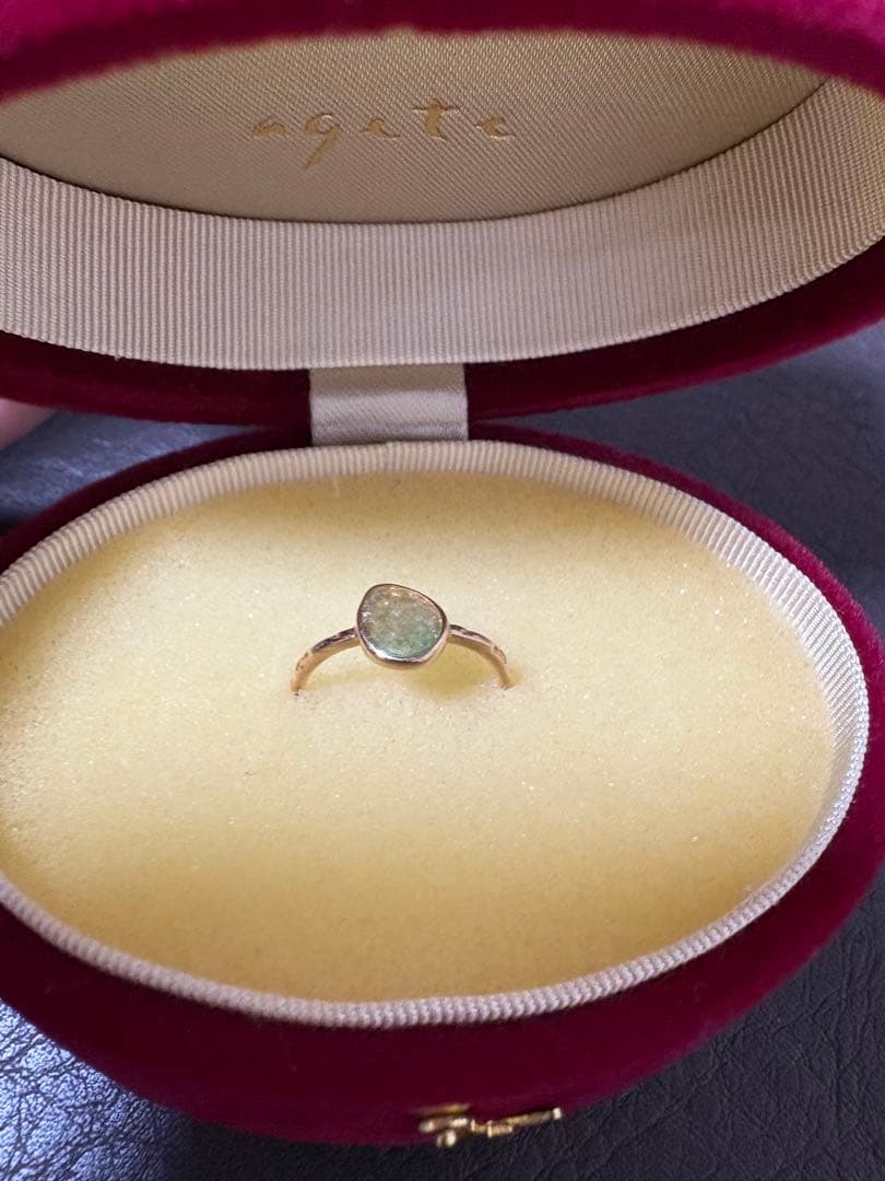 agete リング　ピンキーリング　５号