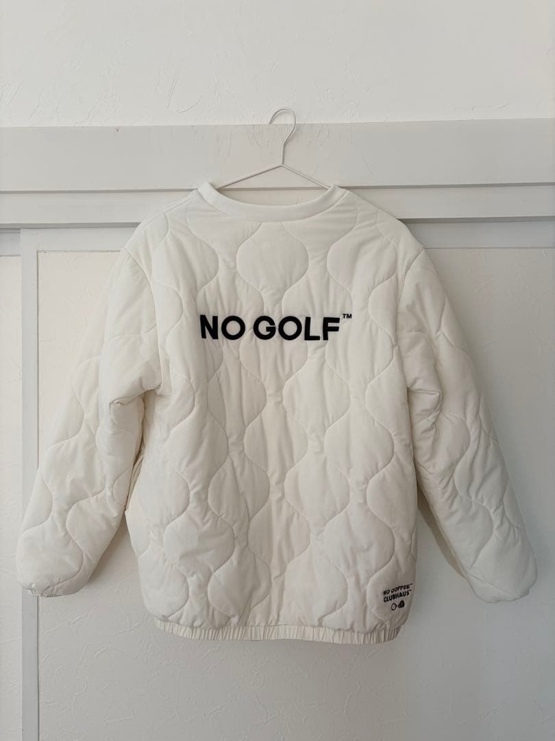 NO COFFEE NO GOLF Sサイズ ホワイトジャケット
