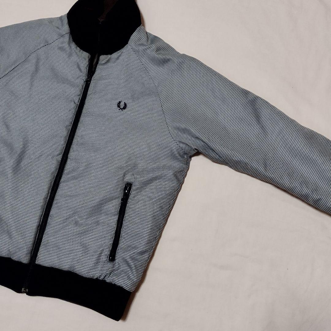 フレッドペリー　リバーシブル　ジャンパー　ブルゾン　キルティング　千鳥格子　M