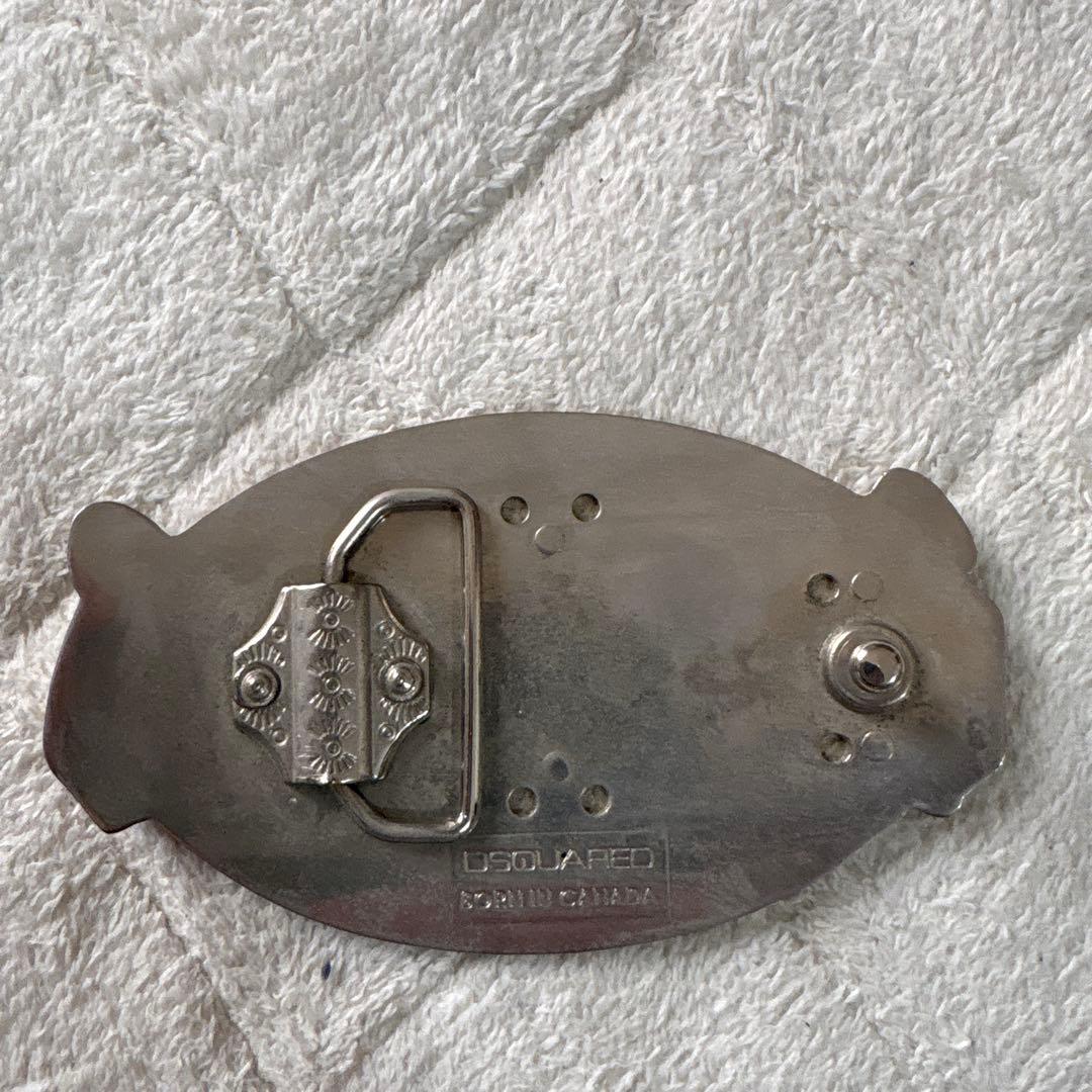 Bamiki ！dsquared2 ロゴプレート ベルトバックル