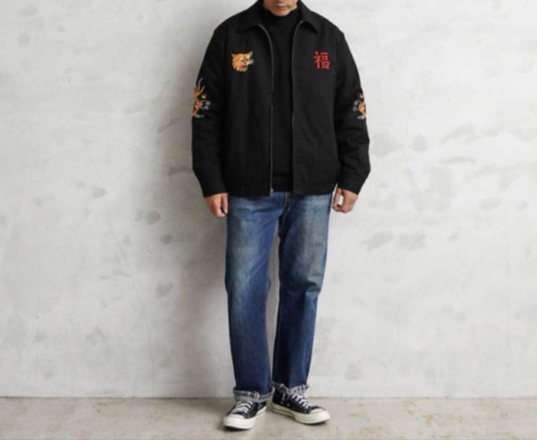 HOUSTON ヒューストンLベトジャンVIETNAM JACKET地図MAP