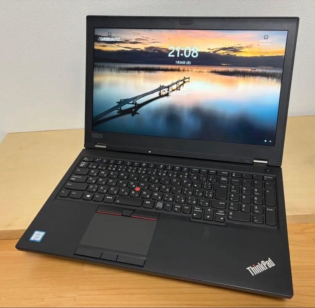 Windowsノート本体 ThinkPad P52 (i7/16G/256+16+500GB/P1000)