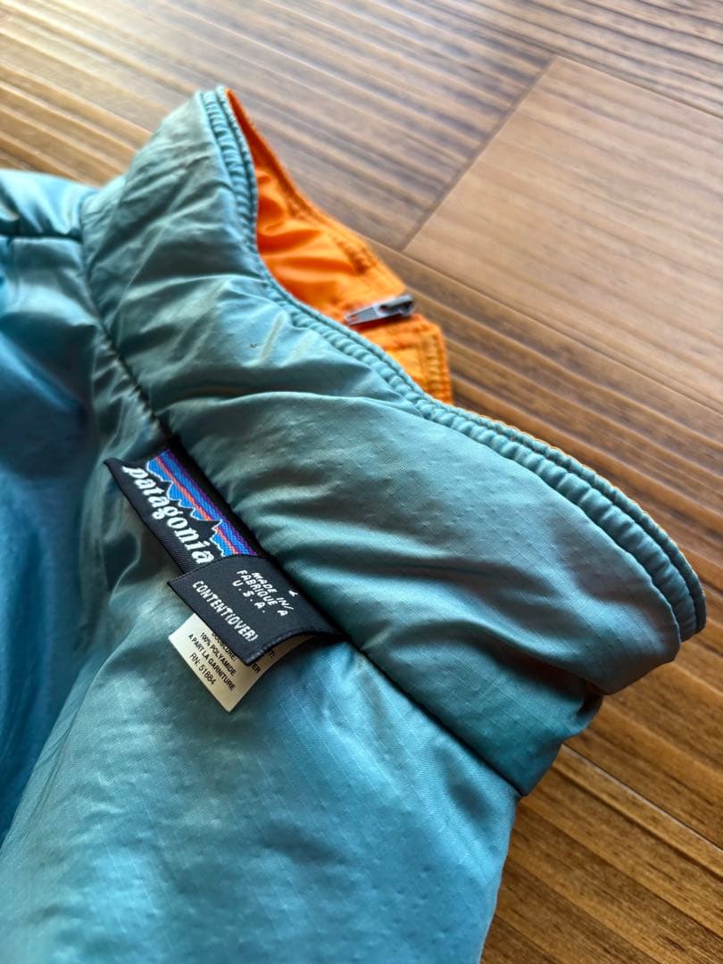 ★希少 90s USA製 patagonia パフボールベスト Lサイズ ★