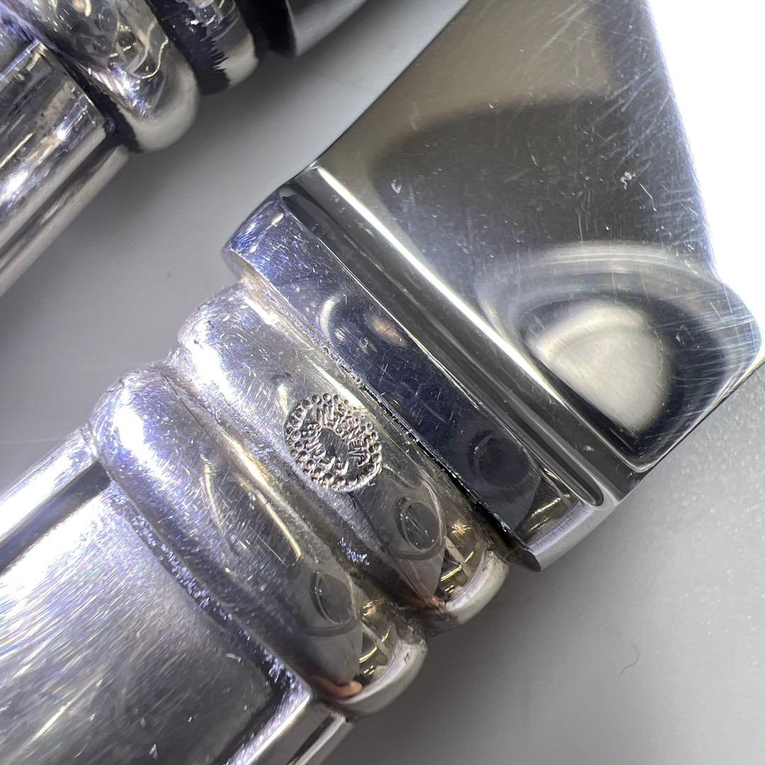 ジョージジェンセン最高級ブロッサムディナーナイフ4本　共袋327g 約19.5㎝