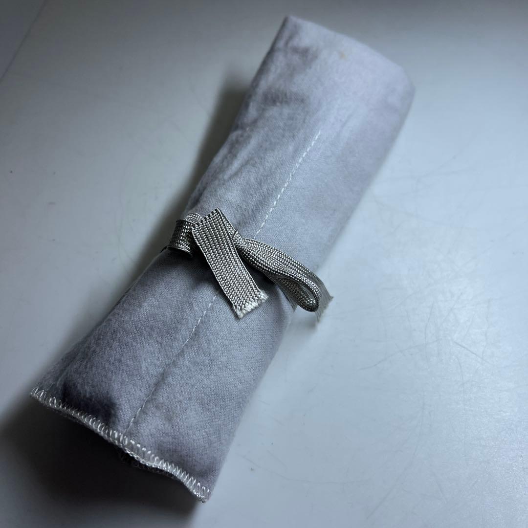 ジョージジェンセン最高級ブロッサムディナーナイフ4本　共袋327g 約19.5㎝