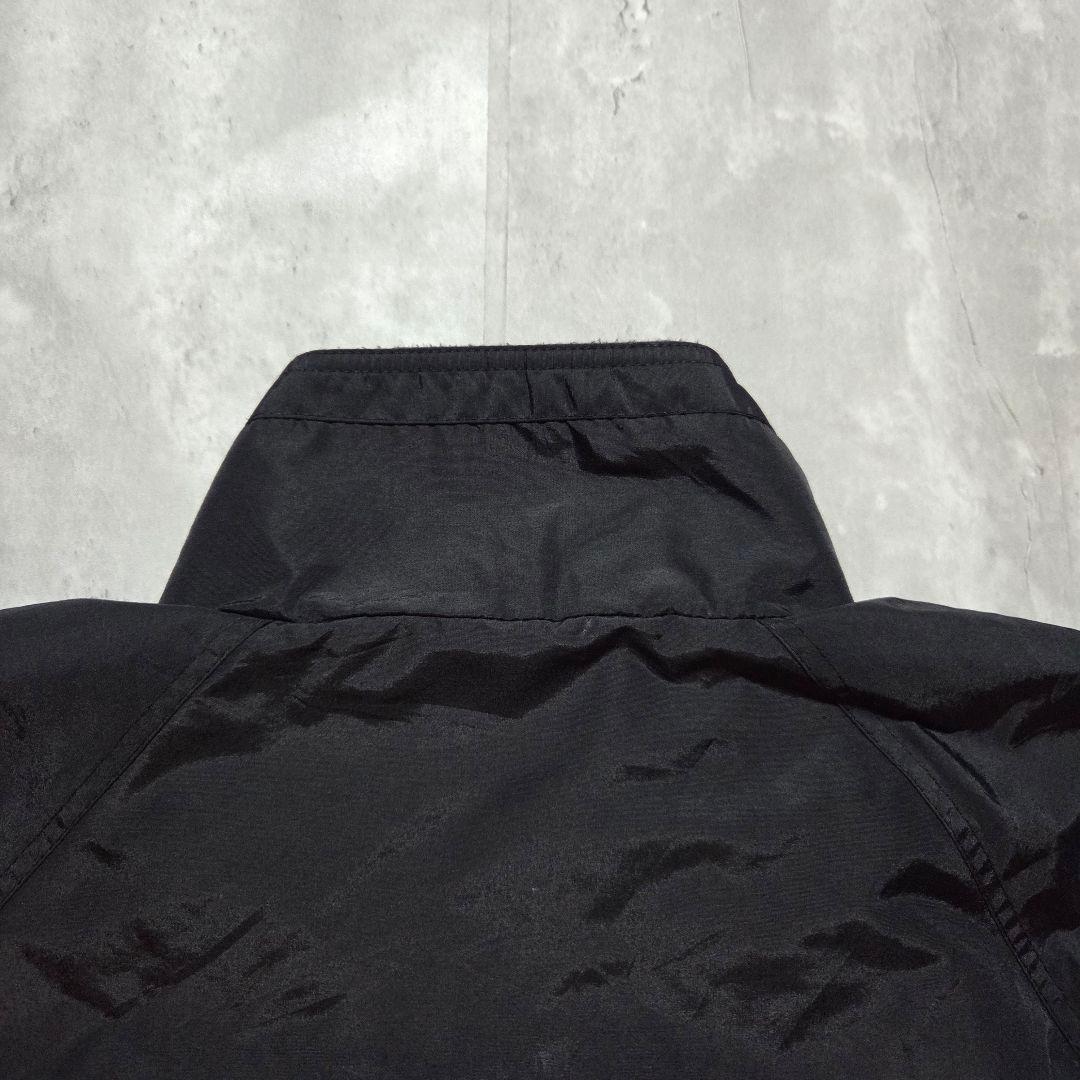 古着90sHollowayブラックウォームアップジャケット星条旗USA黒Army