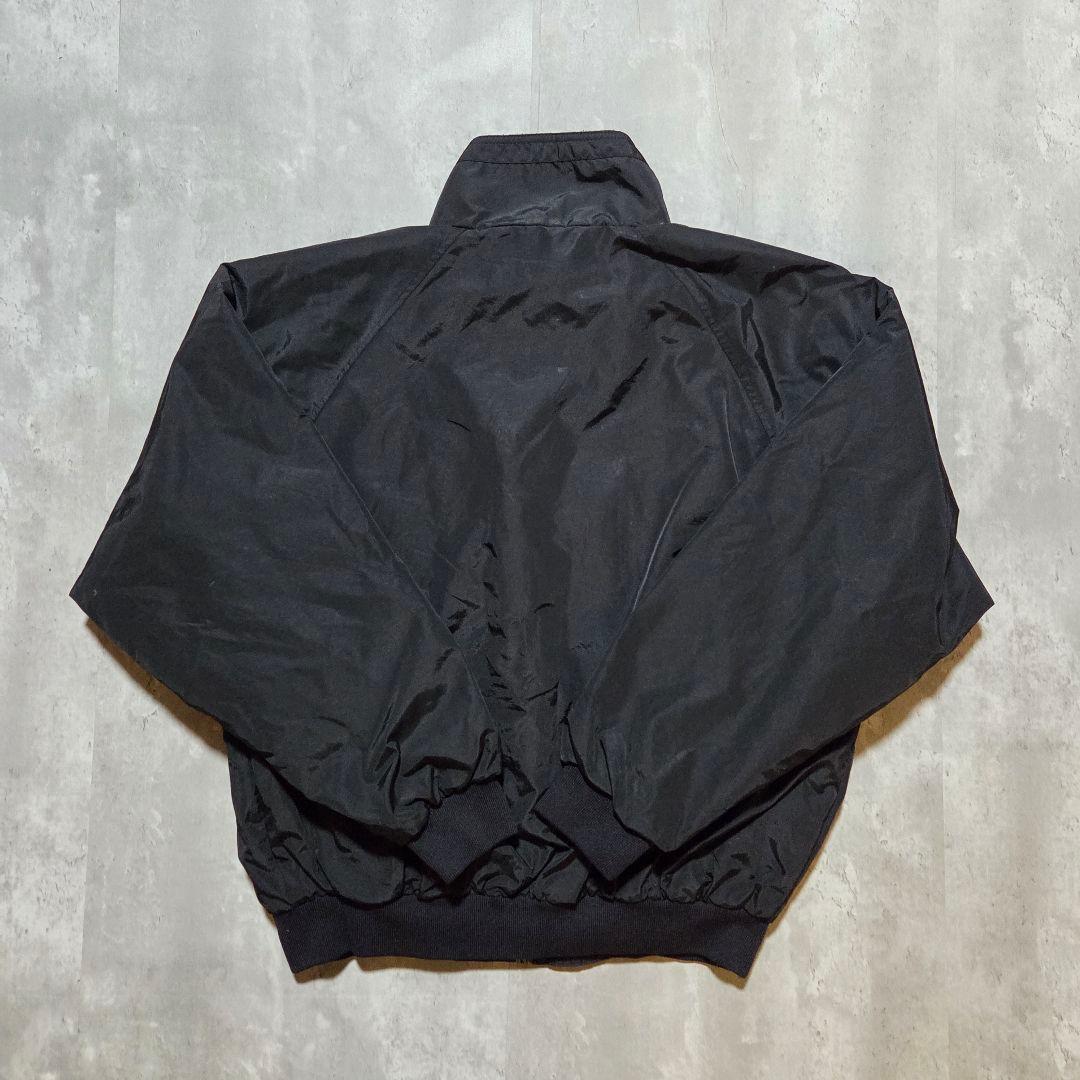 古着90sHollowayブラックウォームアップジャケット星条旗USA黒Army